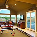 wooden patio door / sliding - A
