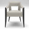 Contemporary Dining Chair ROOSEVELT HUGUES CHEVALIER Fabric