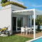 Wall Mounted Pergola Quadra Van Hoof Thermo Lacquered Aluminum