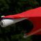 commercial double offset patio umbrella DOUBLE POST HIP Shade Systems