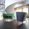 Contemporary commercial upholstered bench AURA by Mikko Laakkonen inno