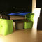 contemporary garden bridge armchair SLICED by Alain Gilles Qui est Paul