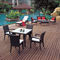 contemporary garden chair in resin wicker Outdoor Comforts