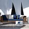 contemporary garden sofa by Antonio Citterio CHARLES OUTDOOR B&B Italia