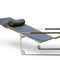 contemporary garden sun lounger with casters TUMBONA sunbed FueraDentro