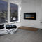 contemporary wall-mounted fireplace (gas closed hearth, vent-free) SORRISO Superior Fires