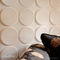 decorative eco-friendly wall panel in recycled cellulose fiber ELLIPSES WALLART