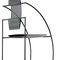 design sled base chair with armrests by Mario Botta QUINTA - 605 ALIAS