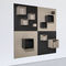 magnetically fixed modular shelf in metal MAGNETIC SPIRIT