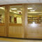 removable glass partition with apparent wood structure GT Hufcor