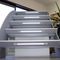 straight staircase with a lateral stringer (metal frame and steps) by Mario Re - Chiaravalle - AN ALUSCALAE