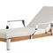 traditional garden sun lounger with casters ROBINWOOD by Philippe Starck SUTHERLAND
