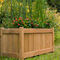 Wood planter for public spaces  Silverwood