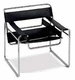 Bauhaus design sled base armchair