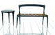 contemporary garden bench (with backrest)