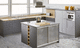 contemporary lacquer kitchen (with island)