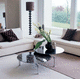 contemporary lacquered wood coffee table