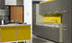 contemporary laminate kitchen (with island)