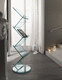 contemporary magazine rack shelf