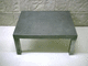 contemporary zinc coffee table
