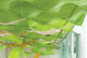 curved natural resin suspended ceiling (Greenguard Eco-label, low VOC emissions)