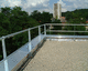 galvanized steel safety rail for flat roofs