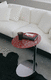 lacquered contemporary side table