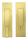 magnetic flush door handle