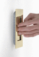 magnetic flush door handle