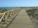 pedestrian walkway for beach