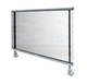 railing with glass panels