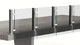 railing with glass panels