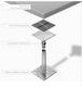 raised access floor panel in sandwich material