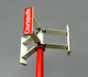small three-bladed vertical axis wind turbine (Darrieus rotor)
