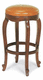 traditional leather bar stool