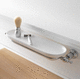 wall mounted bathroom shelf