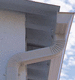 zinc rainwater down-pipe