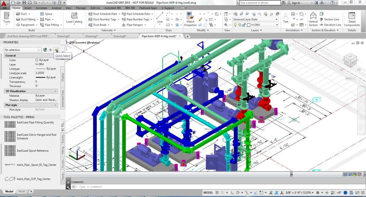 cadソフトウェア 3d ec cad trimble mep france