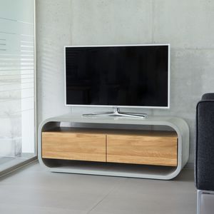 コンテンポラリーテレビキャビネット / ローボード / ホテルの部屋用 / オーク材
