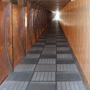 亜鉛めっき鋼製踏み板 / ゲートウェイ用 / 屋外床用 / 階段用