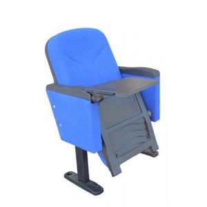 コンテンポラリー講堂アームチェア / 布製 / プラスチック製 / タブレット式