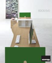 Workstation Desk Eidos Evo Newform Ufficio Contemporary Wooden