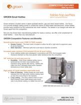 Table Top kettles