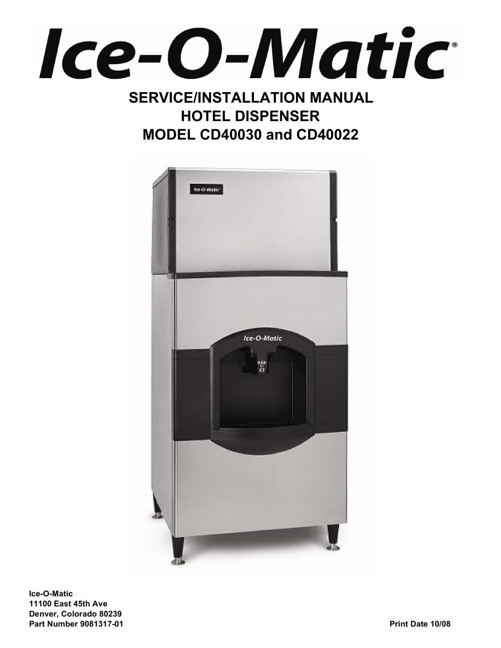 CD40030 Dispenser - 1 / 21 Pages