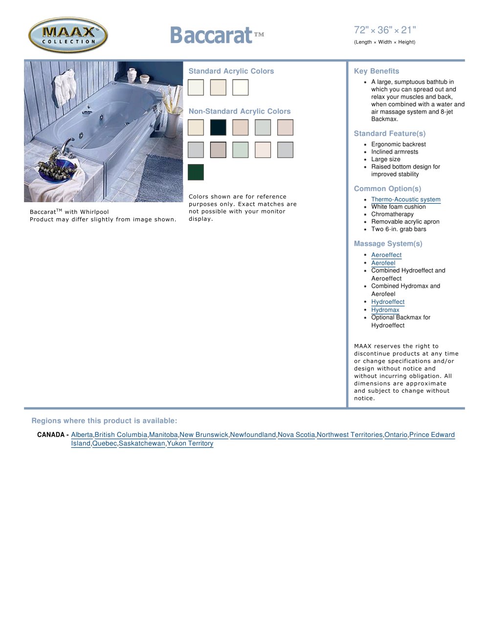 MAAX bathroom - 5981