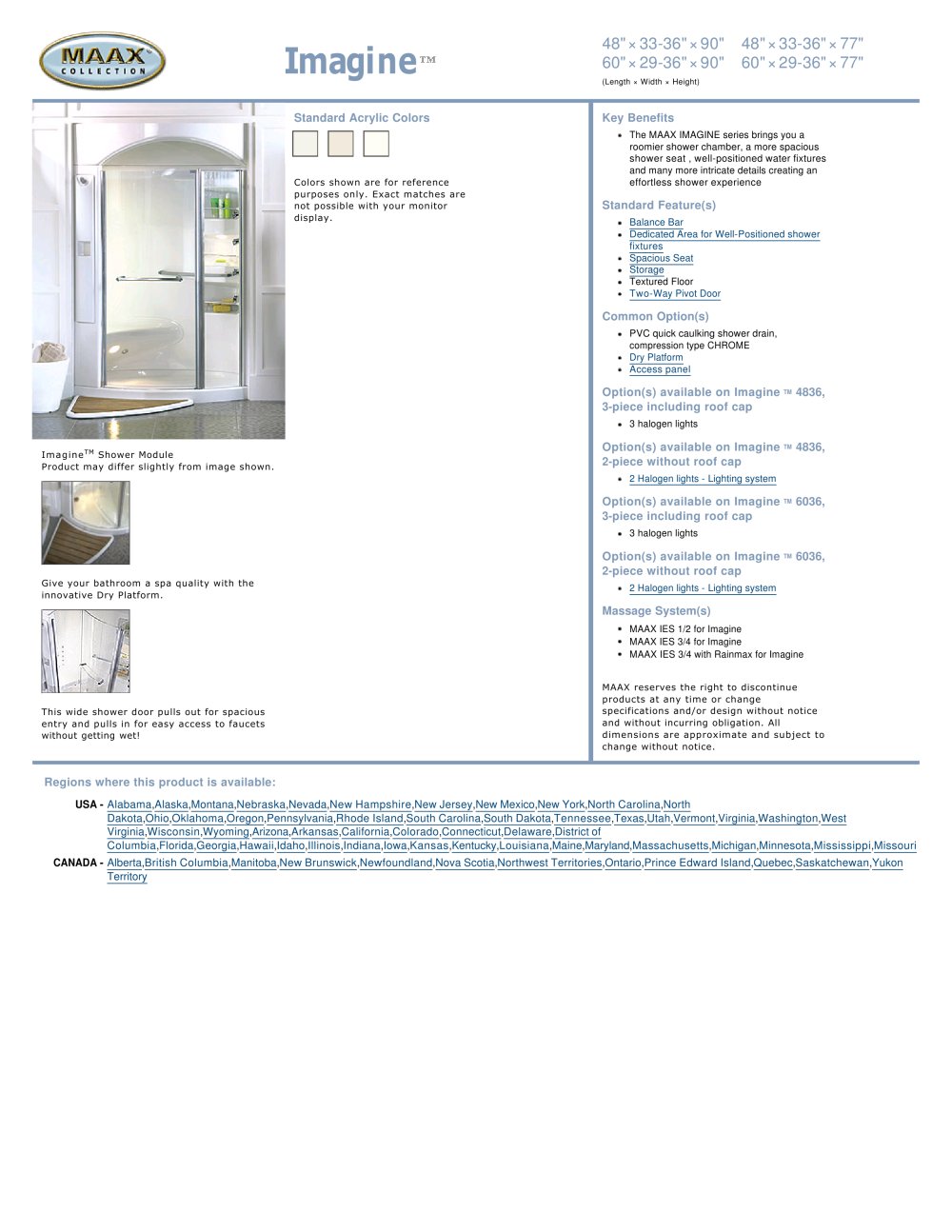 MAAX bathroom - 6573, 1070, 28432, 31759, 18717, 110087, 19837