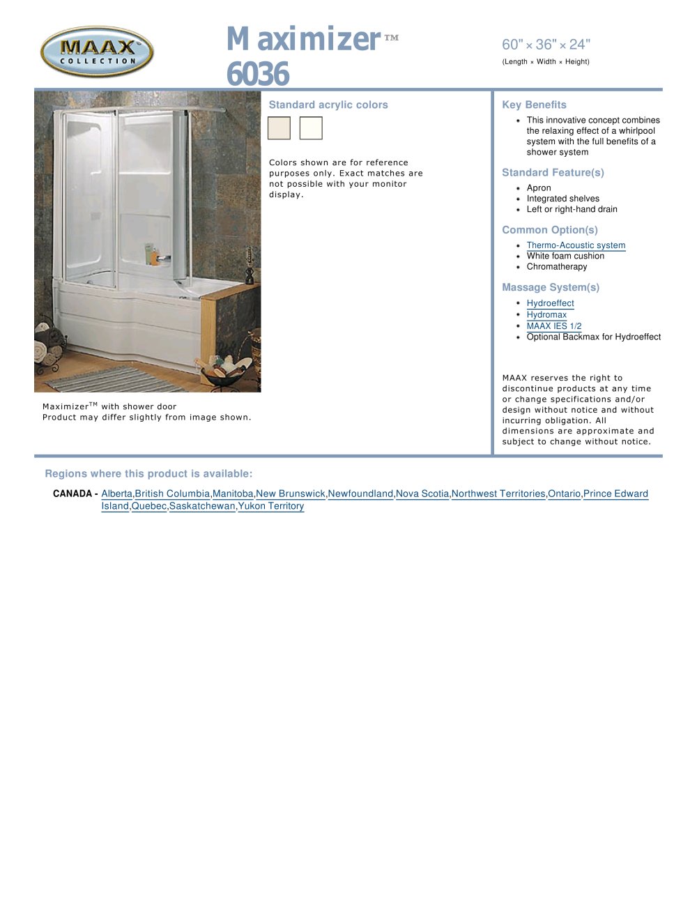 MAAX bathroom - 17139