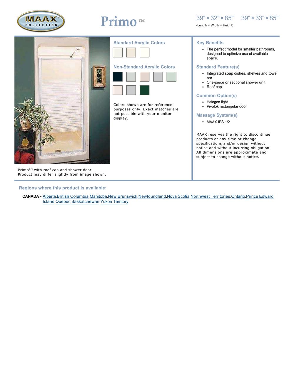 MAAX bathroom - 118913, 31780, 17136, 19838
