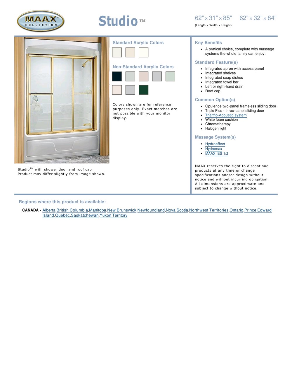 MAAX bathroom - 96391, 118916, 17139, 19846