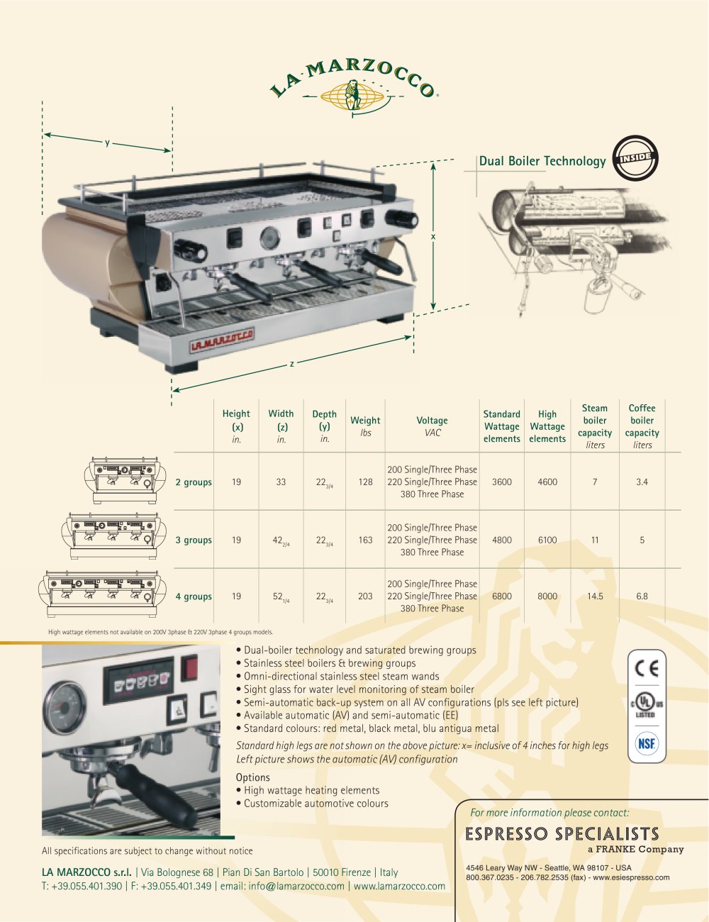 LA MARZOCCO - 